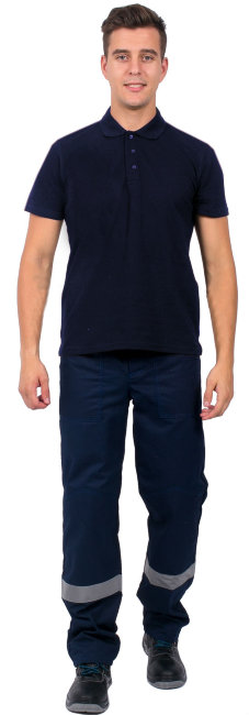 Рубашка-Поло NEW (тк.Трикотаж,205), т.синий