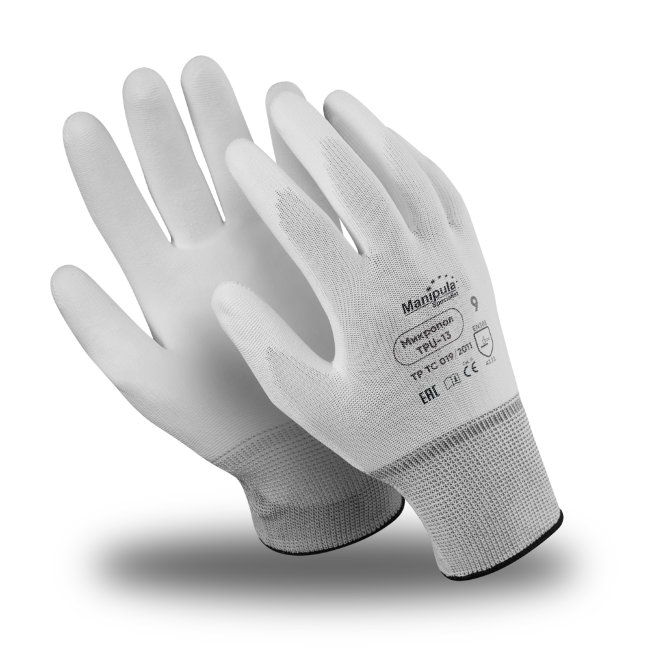 Перчатки Manipula Specialist® Микропол (нейлон+полиуретан), TPU-13