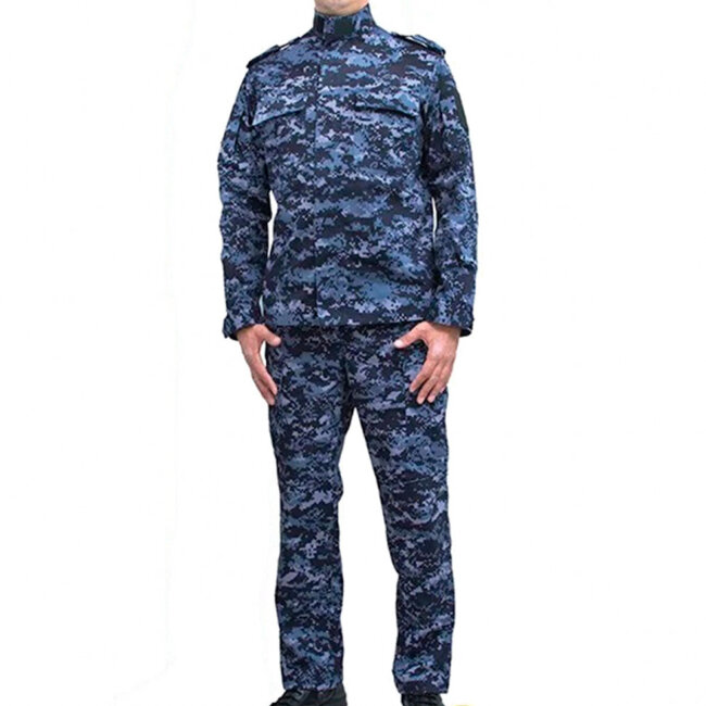 Полевой костюм РосГвардии (расцветка "Синяя точка", уставная ткань спец-пич) (ОПТ)