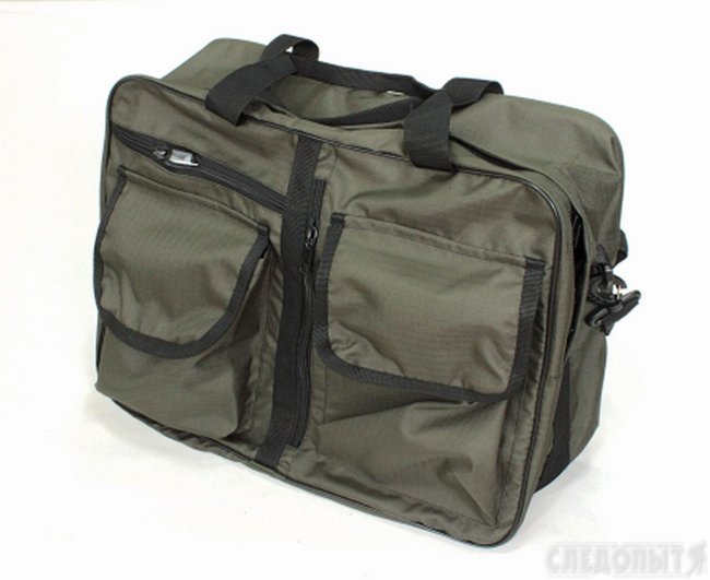 Сумка-рюкзак "СЛЕДОПЫТ" 35 л, цвет -хаки-рипстооп, ткань - oxford pu 600
