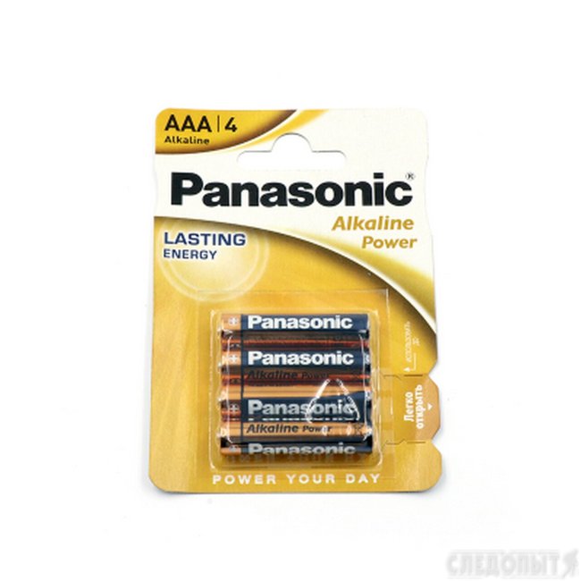 Батарейка PANASONIC LR03 Alkaline BP(4 шт. в упак.) 